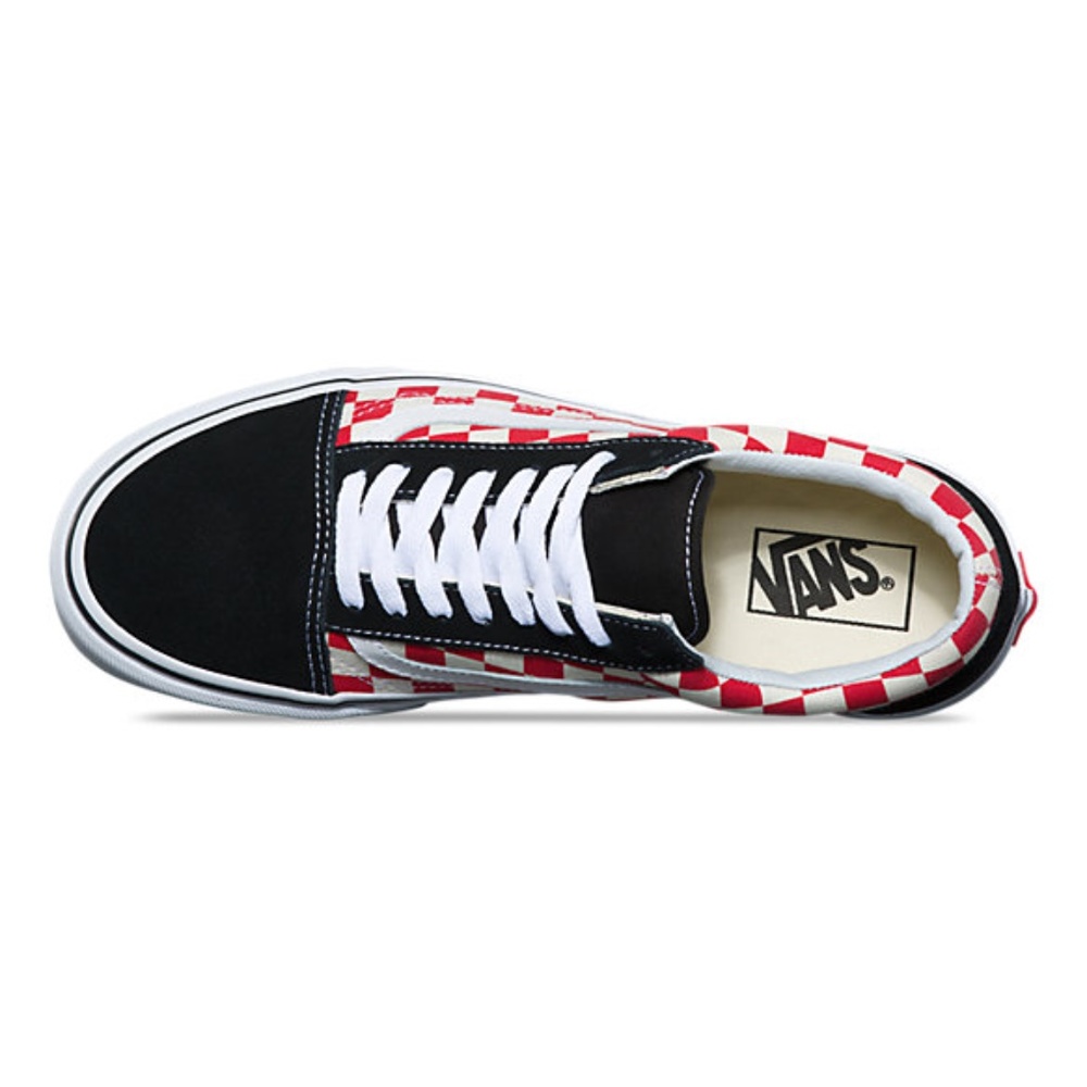 Hype Red Checkerd Vans Shoe